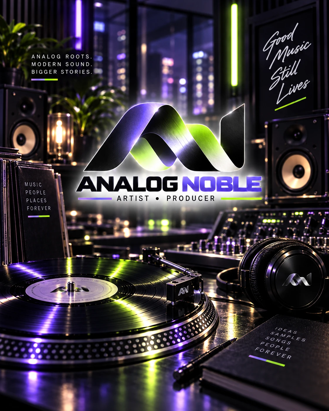Music studio artwork, coming soon